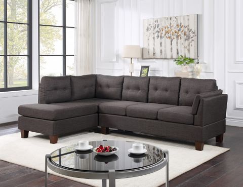 How the Cooper Dark Gray Linen Sectional Sofa Can Transform Your Home Decor